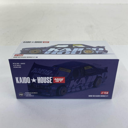 1/64 BMW M3 (E30) Kaido Works V1 (Left-Hand Drive) "KAIDO HOUSE x MINI GT Series" [KHMG154]