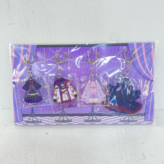 ホロライブ 紫咲シオン 卒業グッズ シオンのお気に入りコスチュームキーホルダーセット【イオン広店】