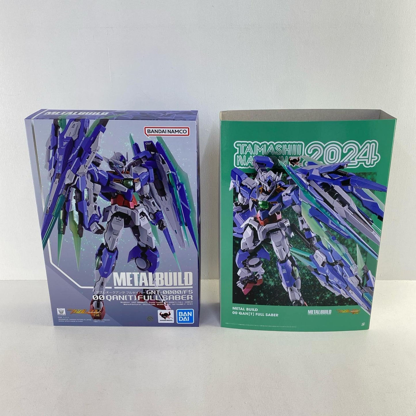 [Used] METAL BUILD 00 QAN[T] Full Saber "Mobile Suit Gundam 00V Senki" TAMASHII NATION 2024 Commemorative [Figure]