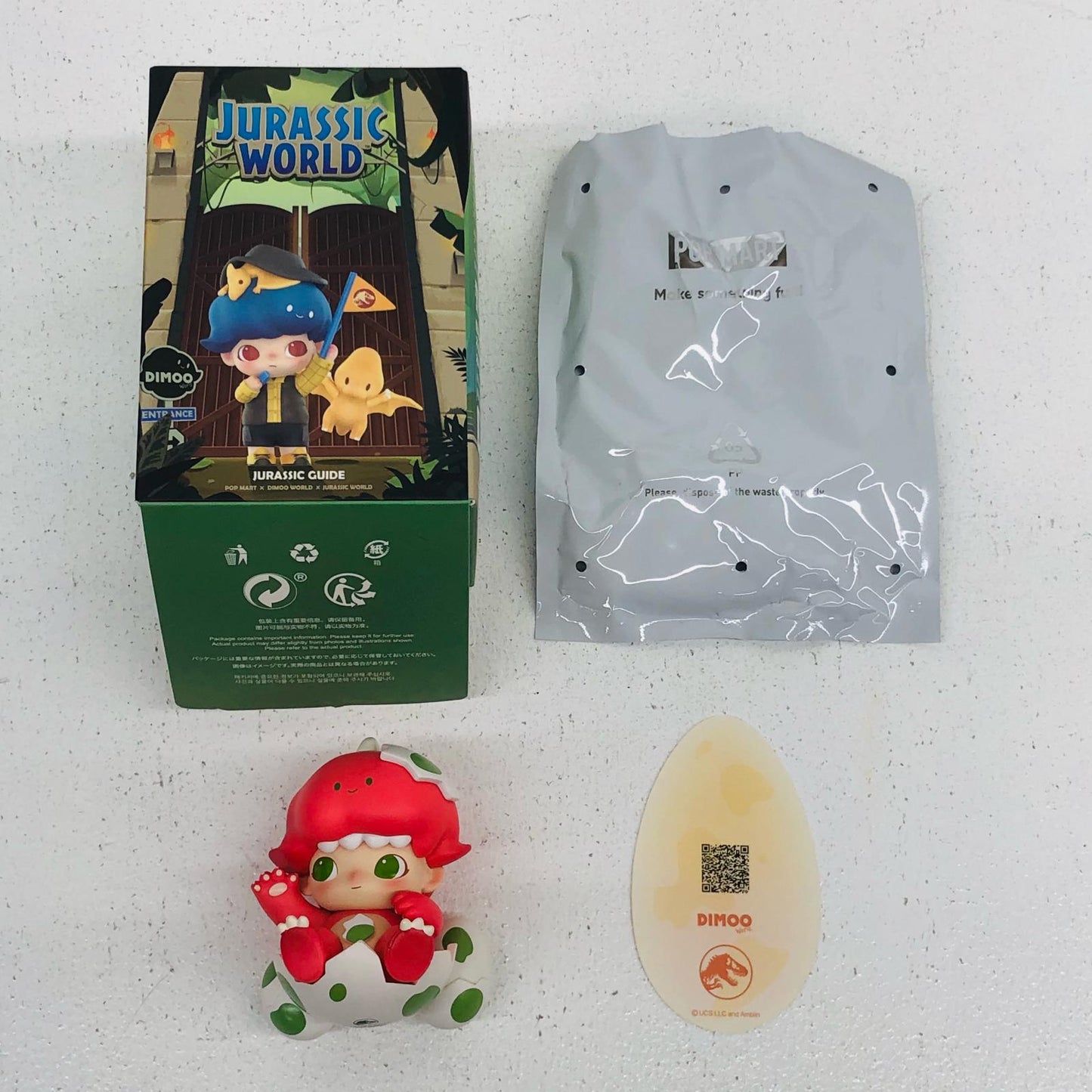 THE BIRTH OF A BABY DINOSAUR "POPMART DIMOO Jurassic World Series" [Figures]