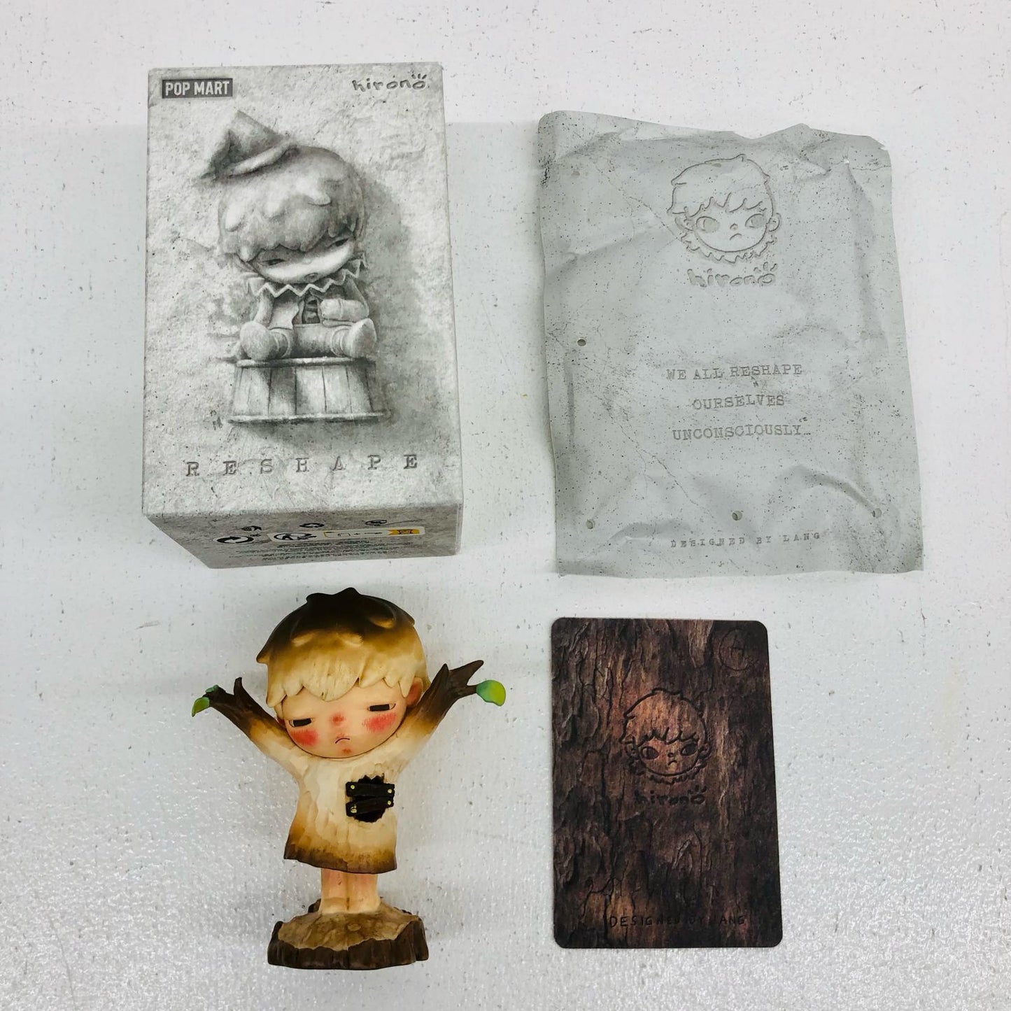 Woodcarving "POPMART HIRONO Reshape Series" [Figure]