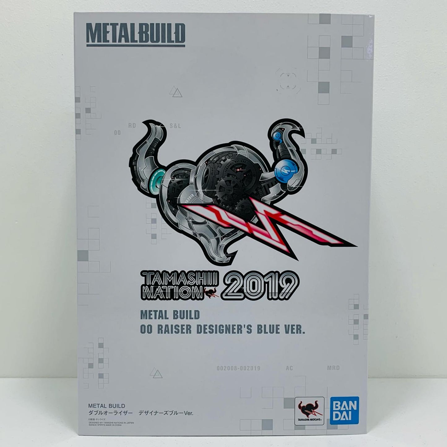 [Used] METAL BUILD 00 Raiser Designer's Blue Ver. "Mobile Suit Gundam 00" TAMASHII NATION 2019 Commemorative Item [Figure]