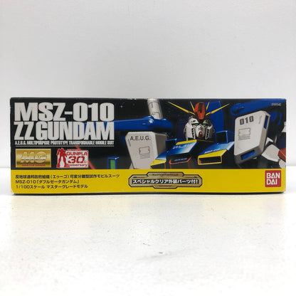 1/100 MG MSZ-010 ZZ Gundam with Special Clear Armor Parts "Mobile Suit Gundam ZZ" Gunpla 30th Anniversary Special Project