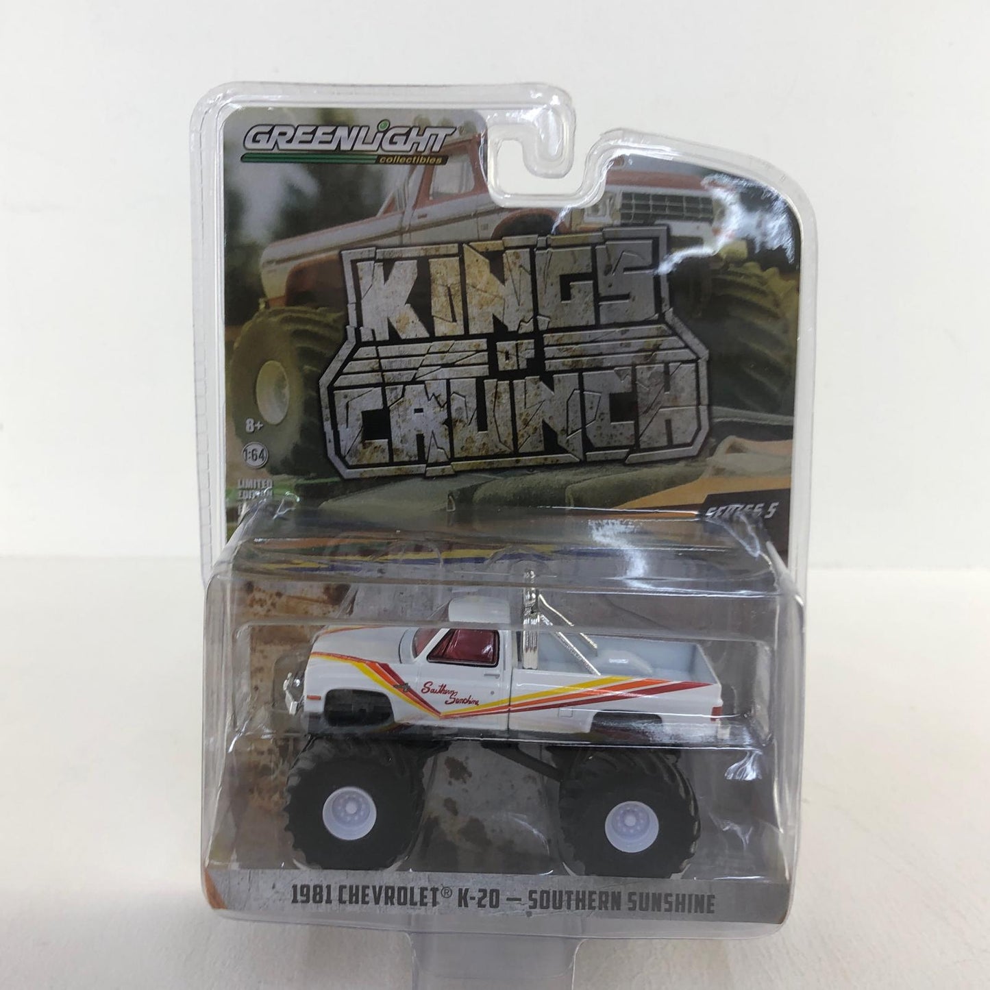 1/64 Southern Sunshine - 1981 Chevrolet K20 Silverado Monster Truck "Kings of Crunch Series 5" [49050]