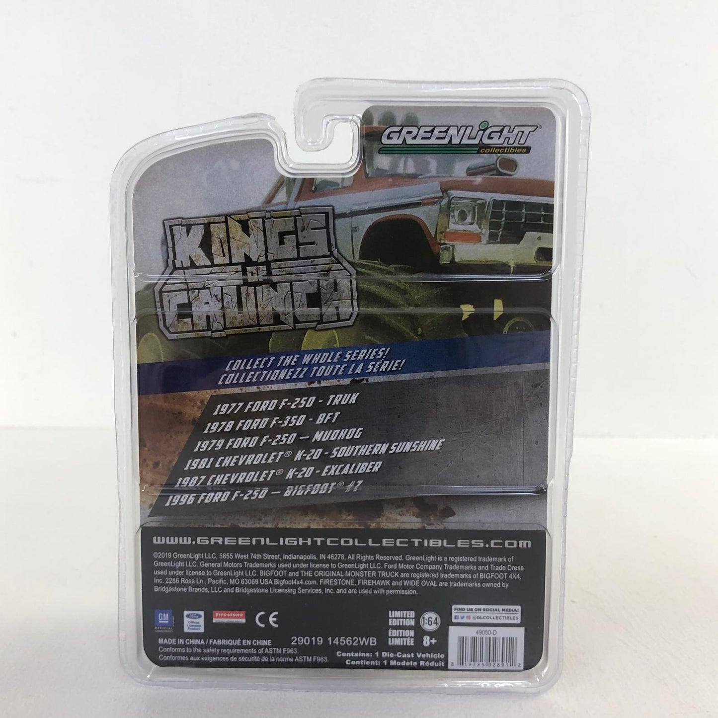1/64 Southern Sunshine - 1981 Chevrolet K20 Silverado Monster Truck "Kings of Crunch Series 5" [49050]