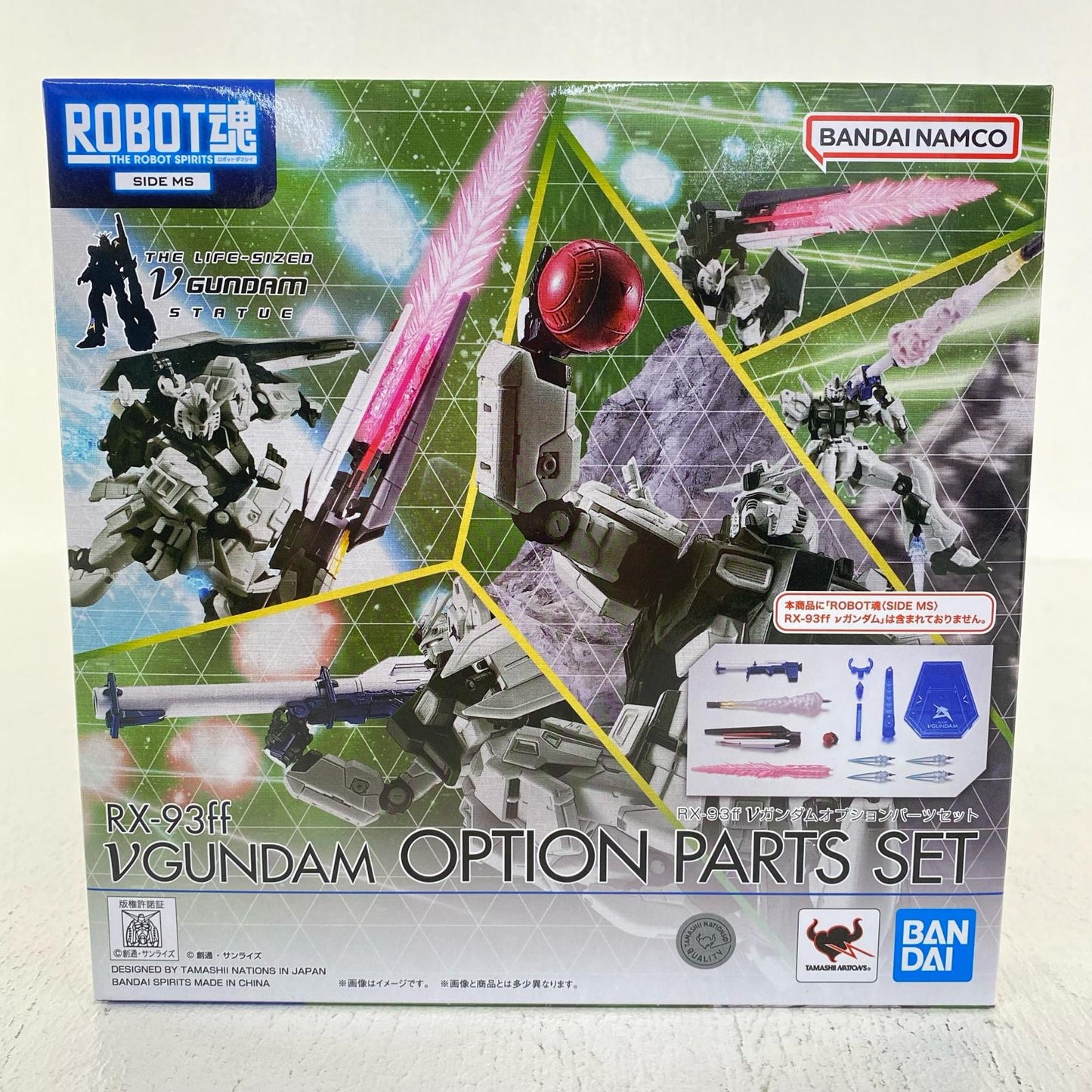 [Used] ROBOT Spirit <SIDEMS> RX-93ff nu Gundam Option Part Set "Mobile Suit Gundam: Char's Counterattack" Tamashii Web Shop Limited [Figure]