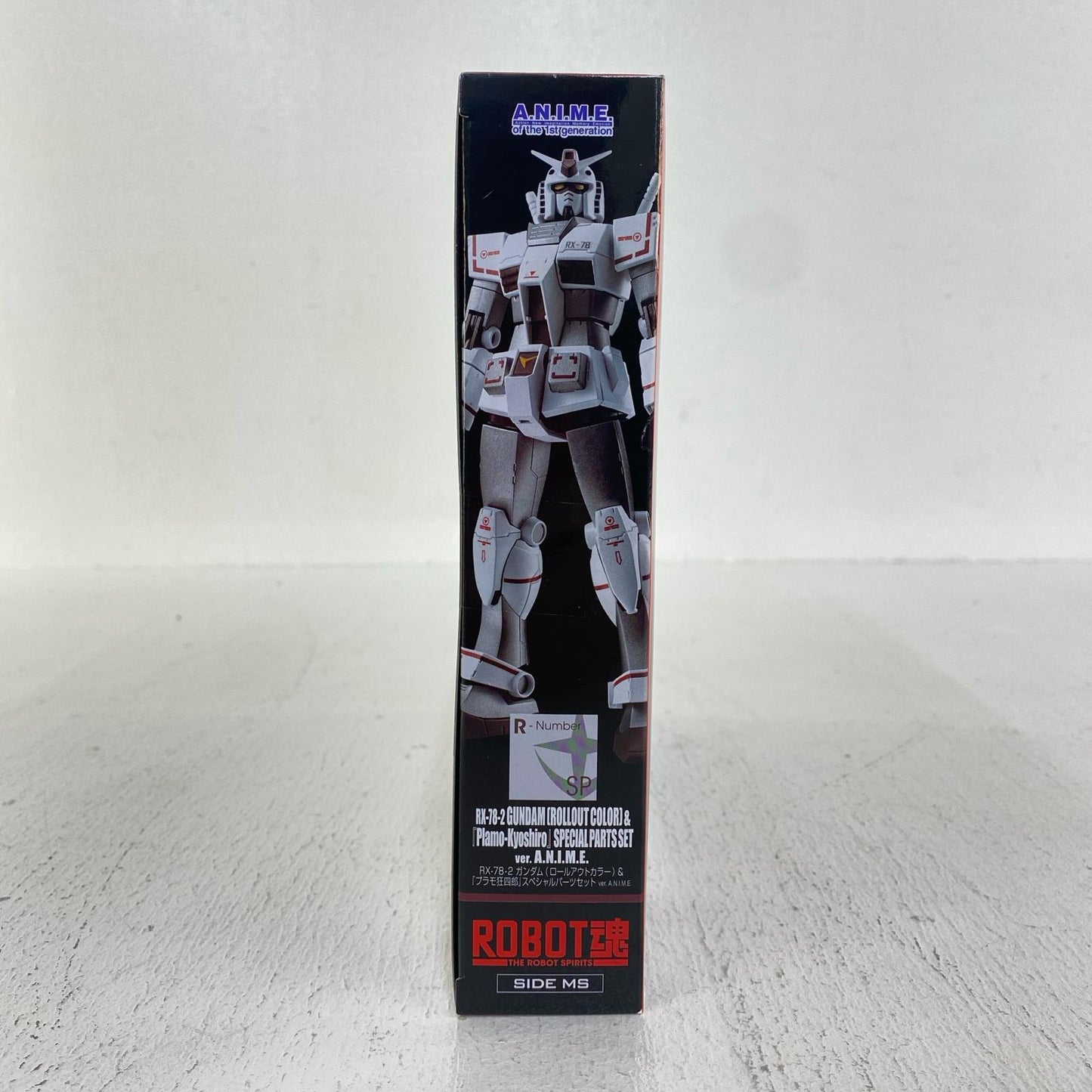 [Used] ROBOT Spirits <SIDEMS> RX-78-2 Gundam (Rollout Color) & "Plamo-Kyoshiro" Special Parts Set ver. A.N.I.M.E. "Mobile Suit Gundam" Tamashii Web Shop Limited [Figure]
