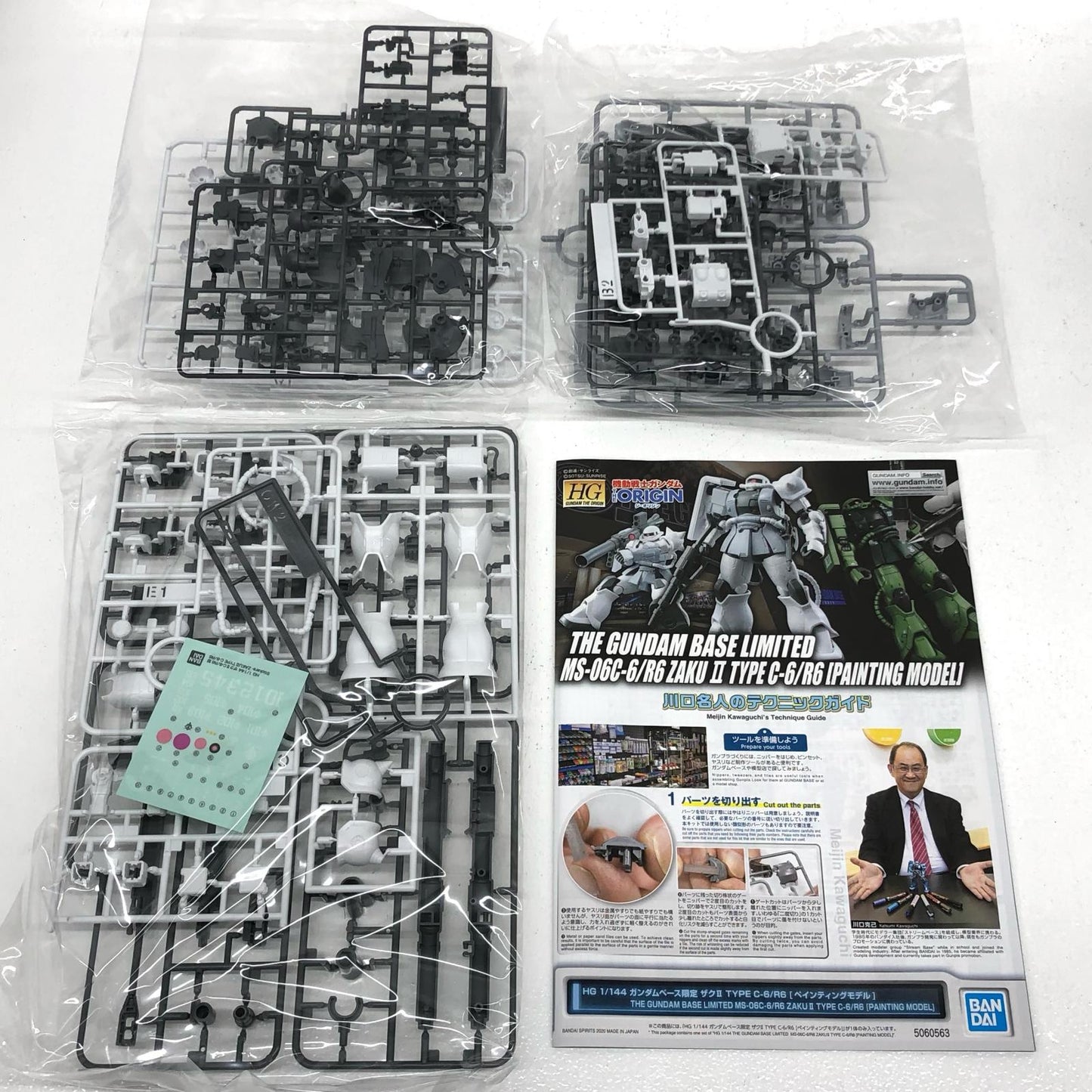 1/144 HG MS-06F Zaku II Type C-6/R6 Painting Model Gundam Base Limited [5060563]