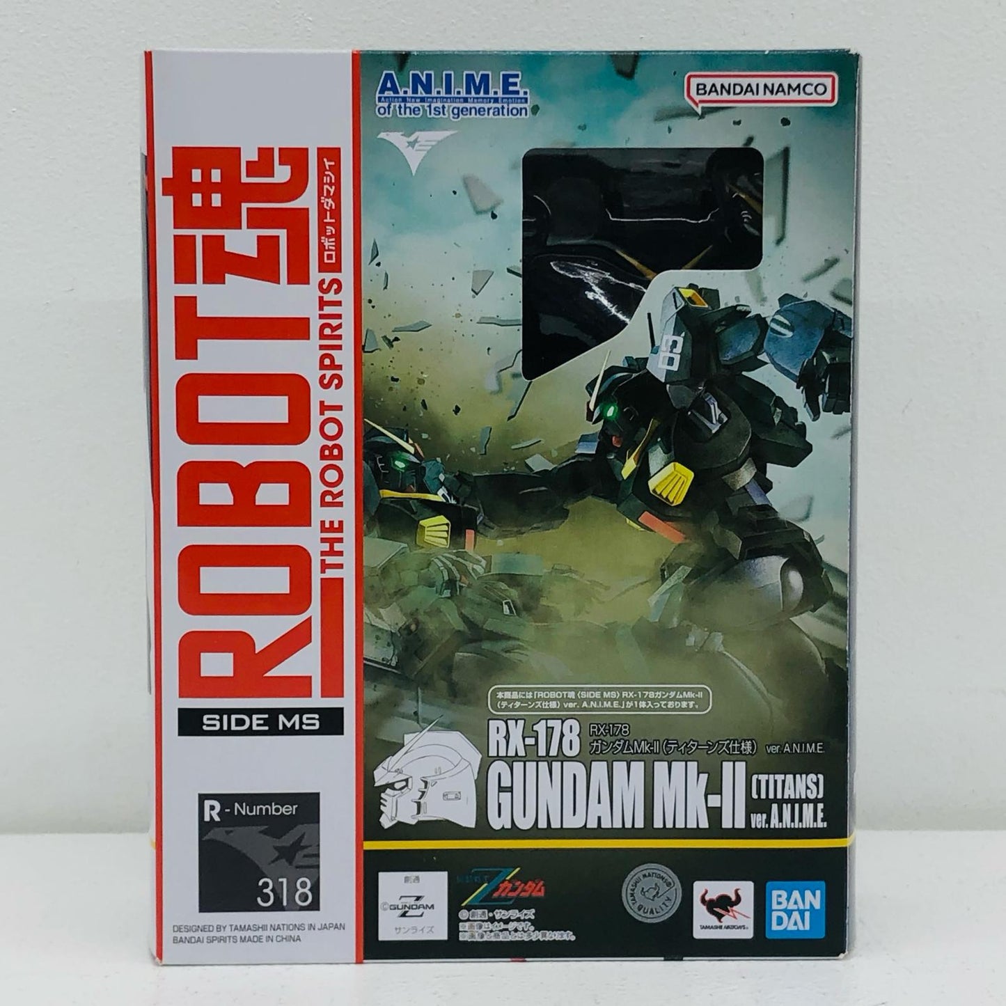【中古】 ROBOT魂＜SIDEMS＞RX-178ガンダムMk-II(ティターンズ仕様)ver.A.N.I.M.E.「機動戦士Zガンダム」【フィギュア】