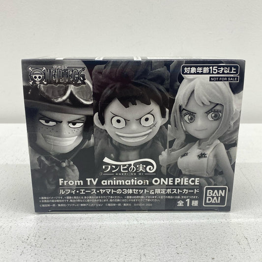 ワンピの実ルフィ＆エース＆ヤマト3体セット+限定ポストカード週刊少年ジャンプ2021年No.40応募者全員サービス【フィギュア】
