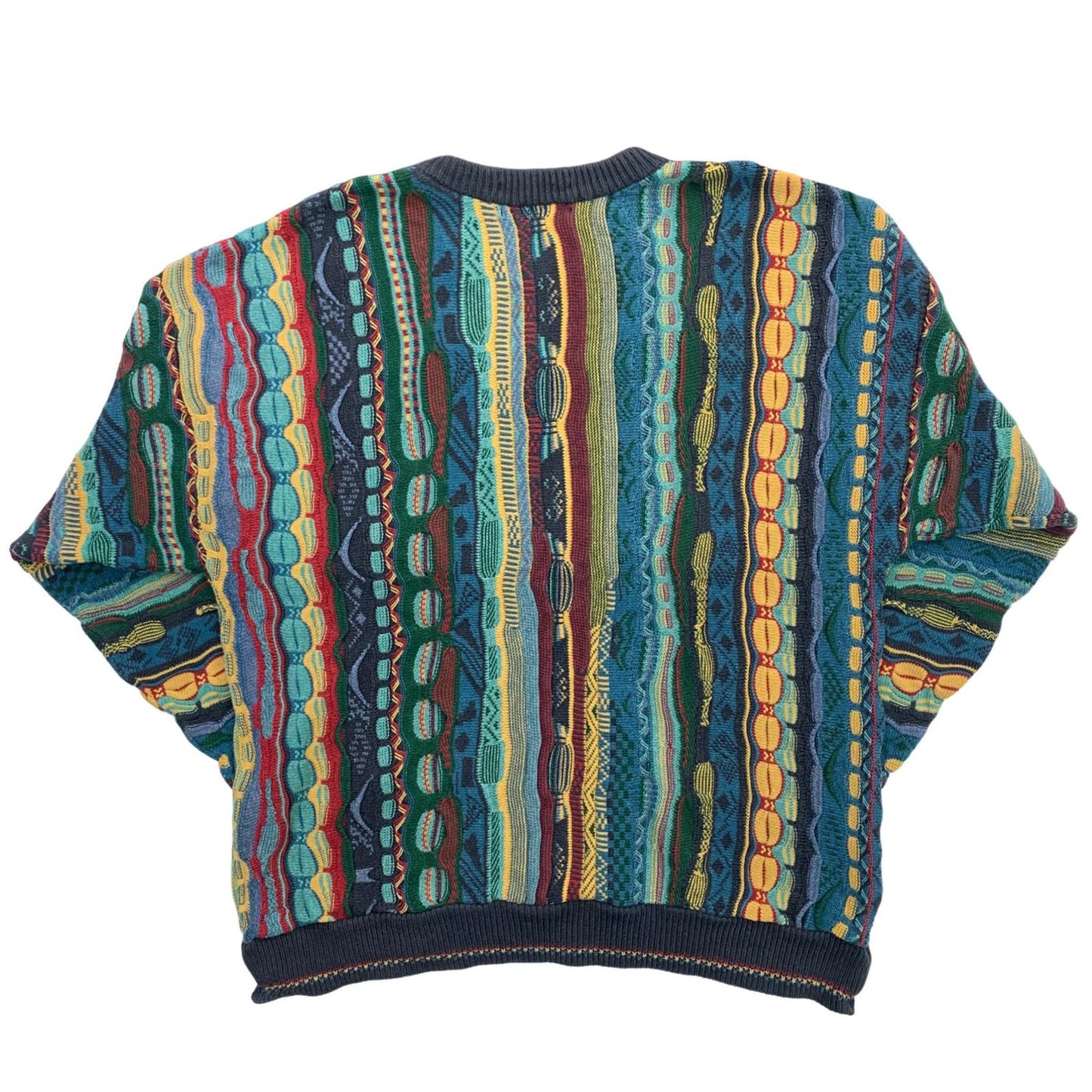 FLORENCE TRICOT 3D Knit Sweater Multi-Color Size: XL