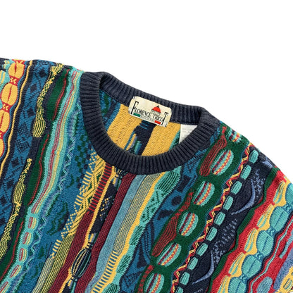 FLORENCE TRICOT 3D Knit Sweater Multi-Color Size: XL