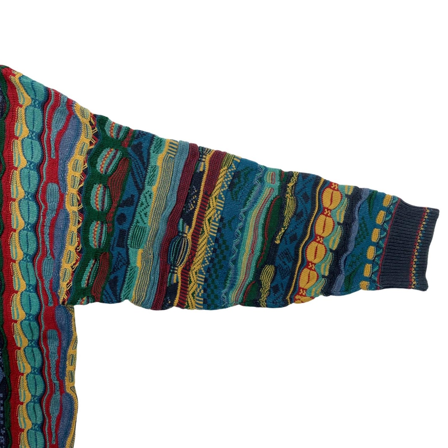 FLORENCE TRICOT 3D Knit Sweater Multi-Color Size: XL