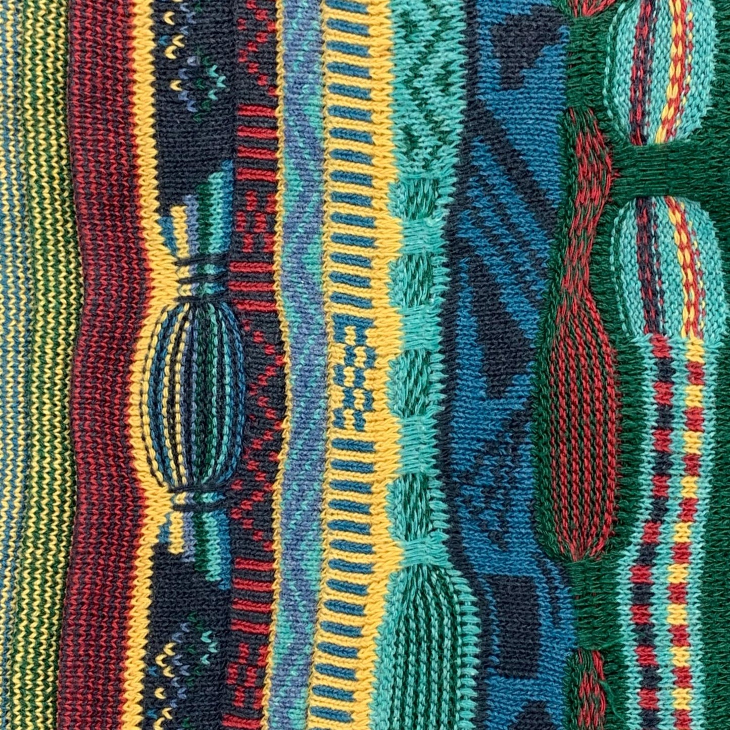 FLORENCE TRICOT 3D Knit Sweater Multi-Color Size: XL