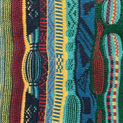 FLORENCE TRICOT 3D Knit Sweater Multi-Color Size: XL