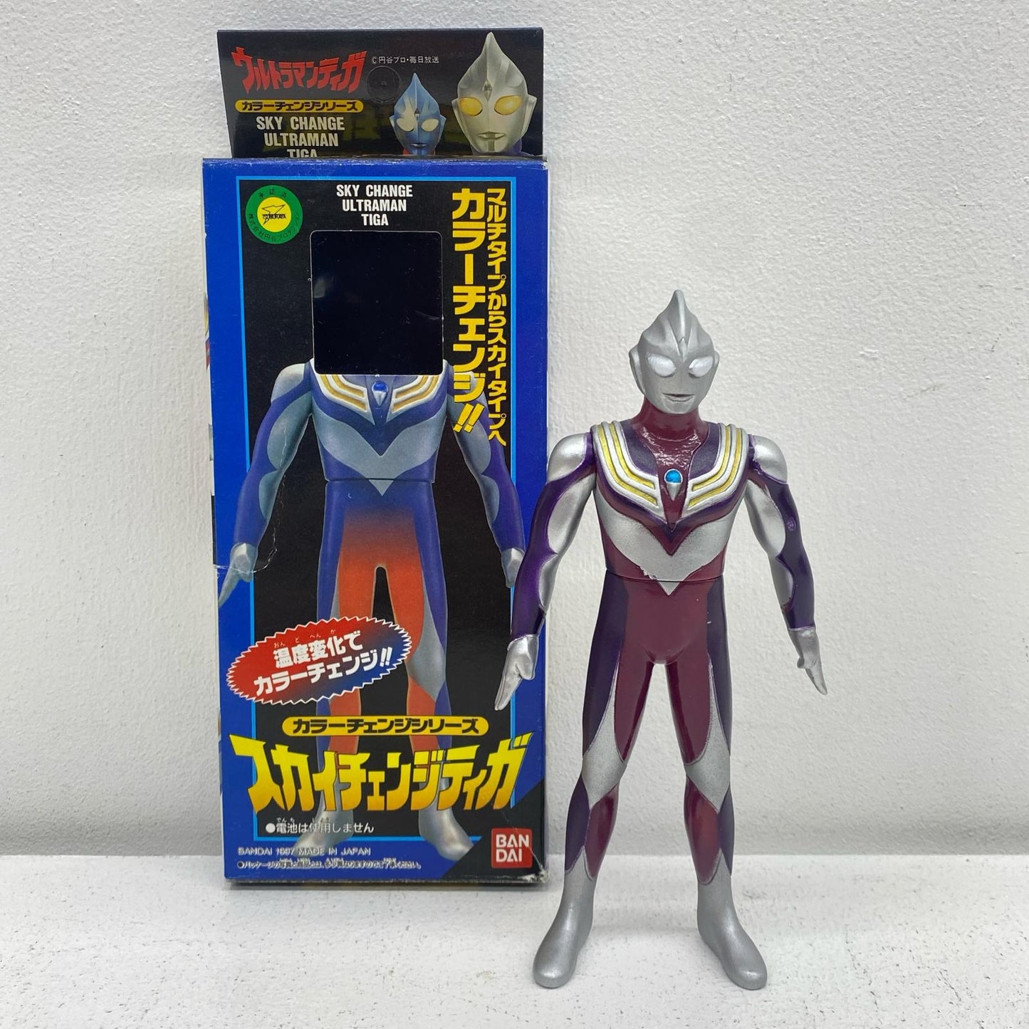 Sky Change Tiga "Ultraman Tiga" Color Change Series Soft Vinyl Figure [Figure]