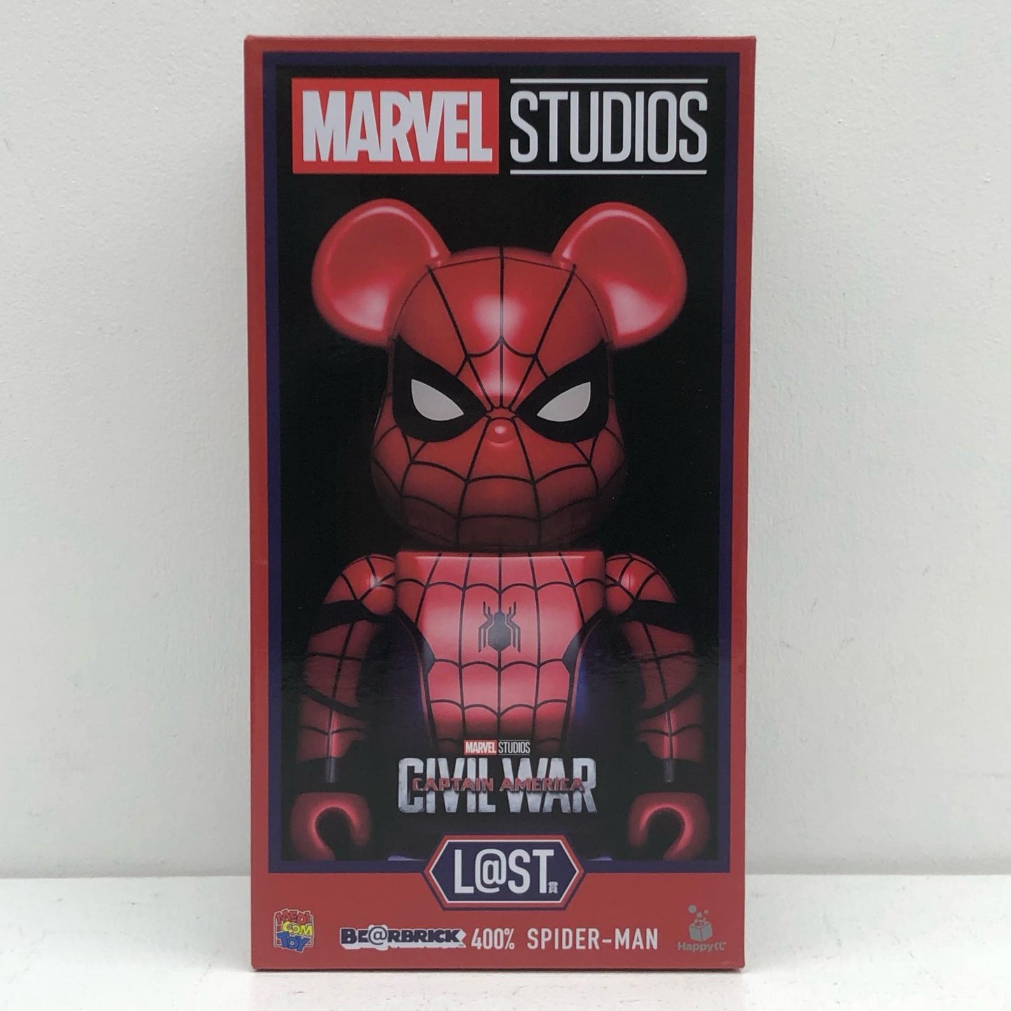 LAST PRIZE Spider-Man - 400% Bearbrick "Happy Lottery BE@RBRICK MARVEL STUDIOS" [Figure]