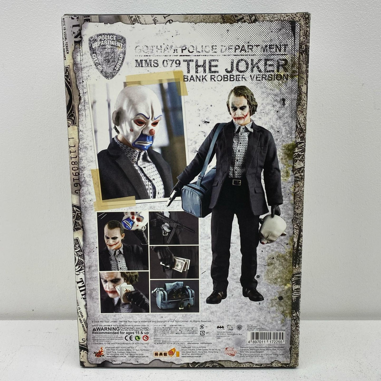 [Used] Joker (Bank Robber) "The Dark Knight" Movie Masterpiece 1/6 Scale Figure [Figure]