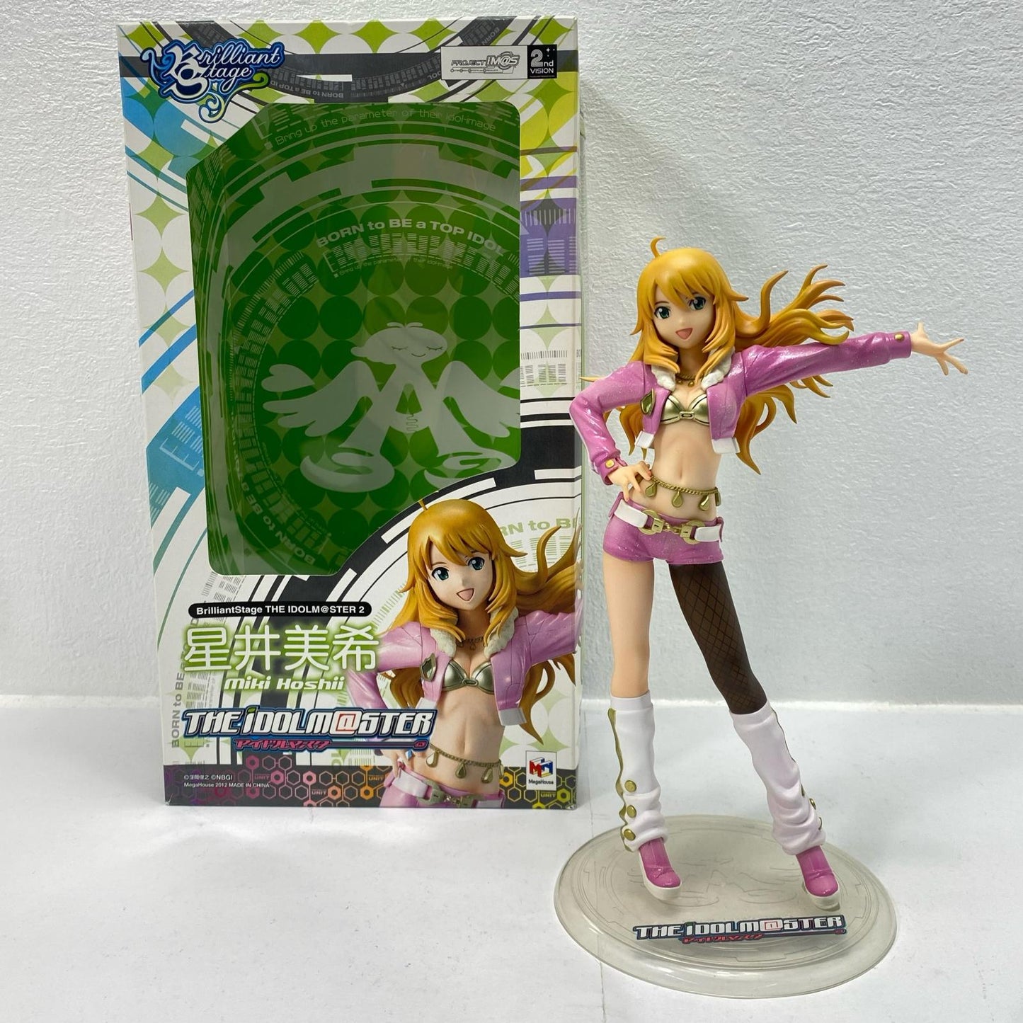 Brilliant Stage Miki Hoshii "THE IDOLM@STER 2" PVC Pre-painted Complete Figure