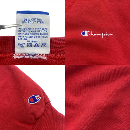 Champion | チャンピオン 青タグ 青目 スウェット レッド サイズ：S