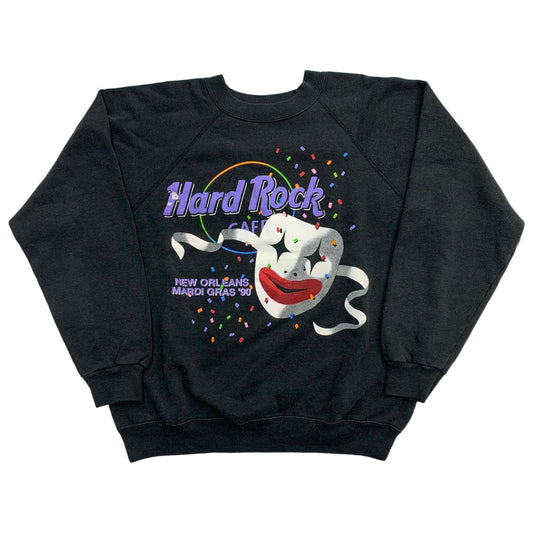 Hard Rock CAFE | ハードロックカフェ NEW ORLEANS MARDI GRAS 90 スウェット ブラック サイズ：L