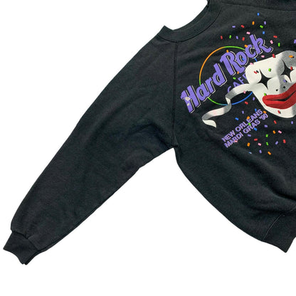 Hard Rock CAFE | ハードロックカフェ NEW ORLEANS MARDI GRAS 90 スウェット ブラック サイズ：L