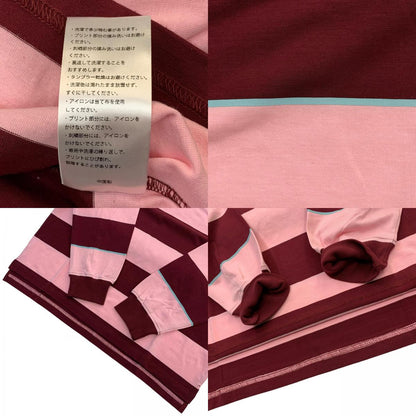 WIND AND SEA | ウィンダンシーウインダンシー Border Rugger Shirt ポロシャツ WDS-O-GRP-24-Q4-CS-04 ボルドー/バーガンディー サイズ：XL【瀬戸大橋店】