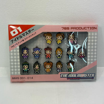 The IDOLM@STER Pixel Art Rubber Straps (14 pieces)