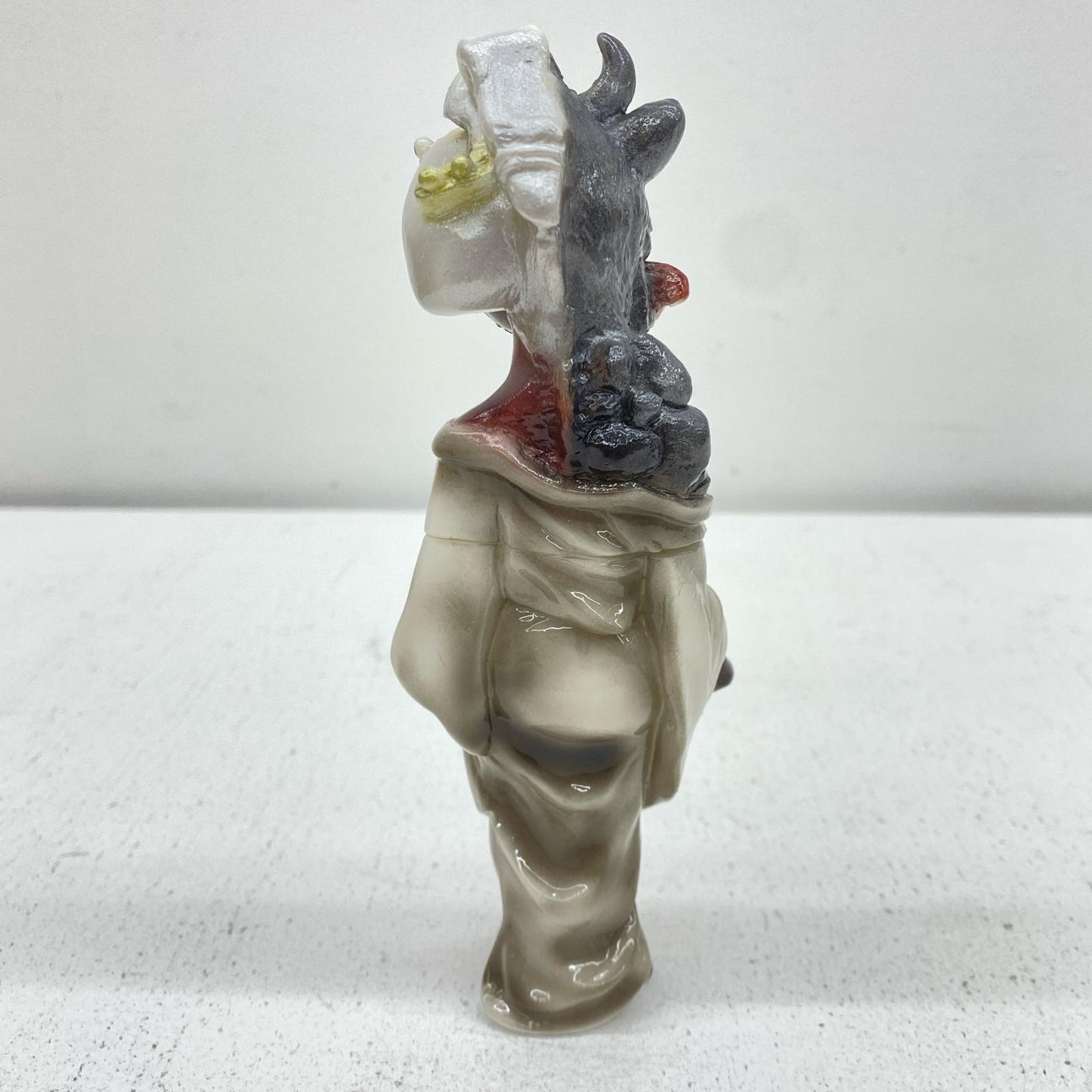 [Used] HIKARI TOYS Mononoke Shojo - Kudan (White Mold with Black/Silver/Red Paint) [Figure]