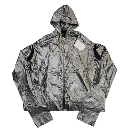 Rick Owens | リックオウエンス FLYPROOF JACKET 220609 ナイロンジャケット シルバー サイズ：L