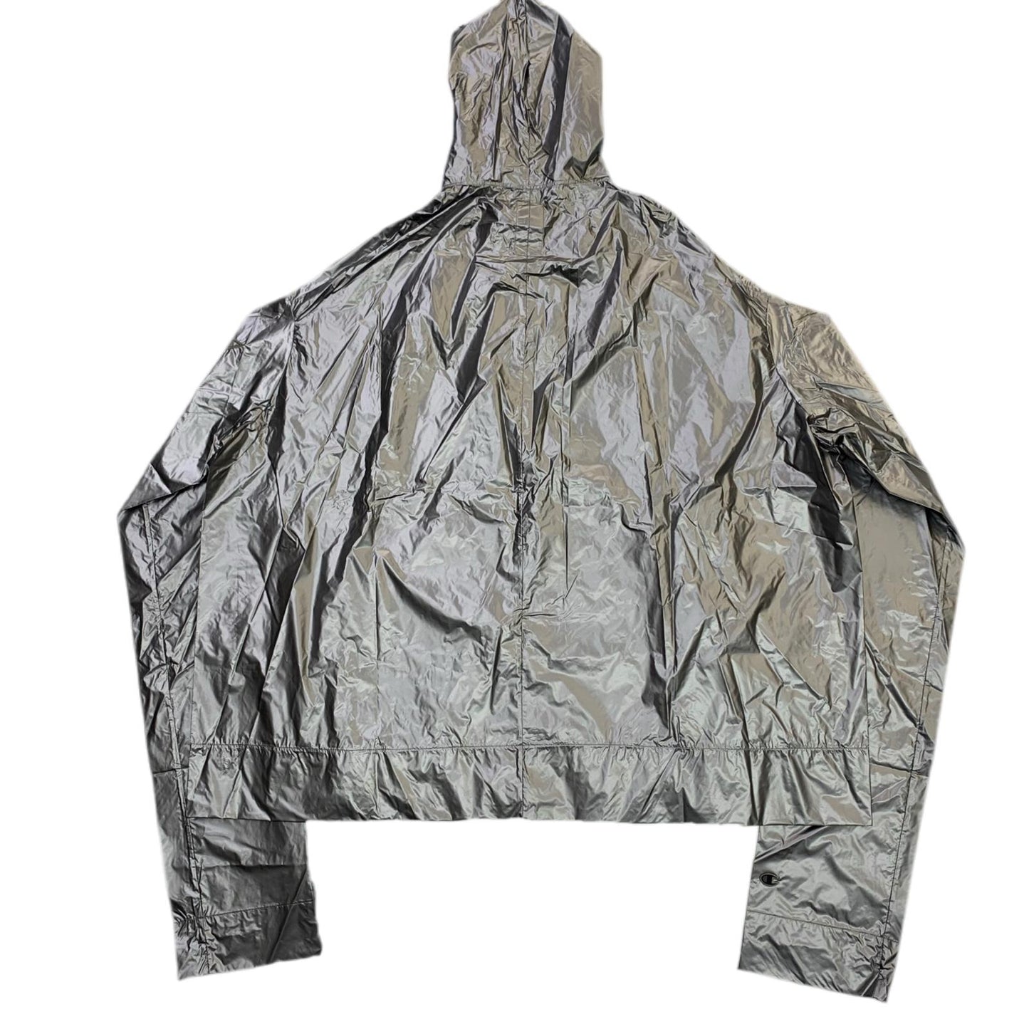 Rick Owens | Rick Owens FLYPROOF JACKET 220609 Nylon Jacket Silver Size: L