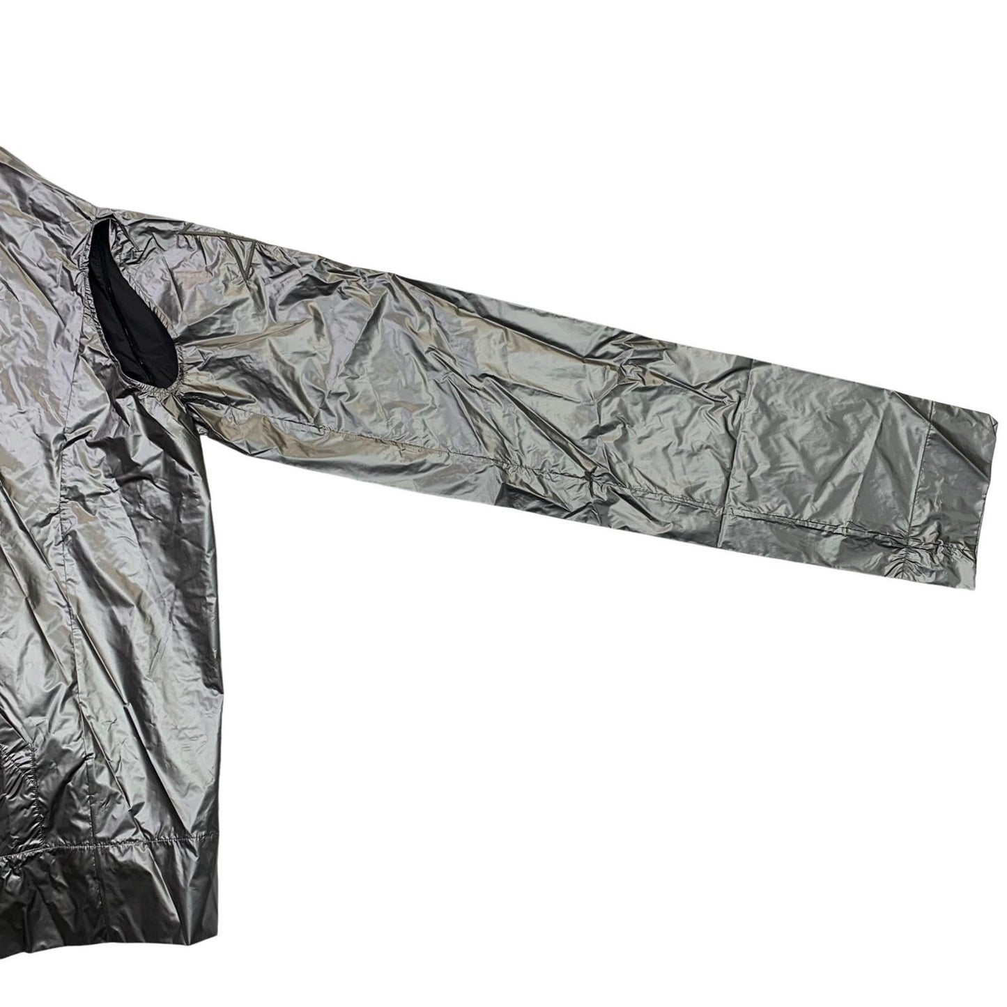 Rick Owens | Rick Owens FLYPROOF JACKET 220609 Nylon Jacket Silver Size: L