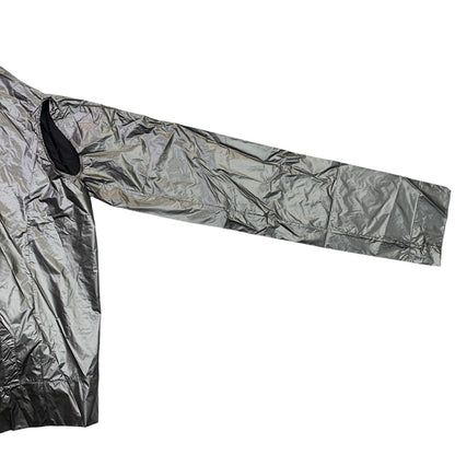 Rick Owens | Rick Owens FLYPROOF JACKET 220609 Nylon Jacket Silver Size: L