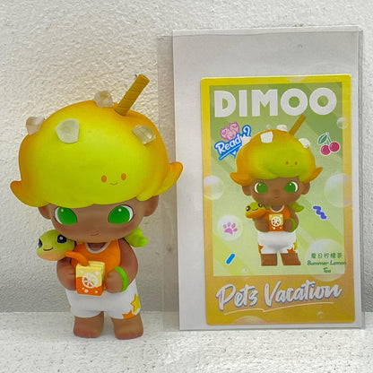 Summer Lemon Tea "POPMART DIMOO Pet Vacation Series" [Figure]