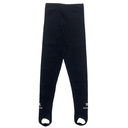 BALENCIAGA | バレンシアガ Rib Knit Stirrup Leggigns その他ボトムス レギンス ブラック サイズ：M【瀬戸大橋店】