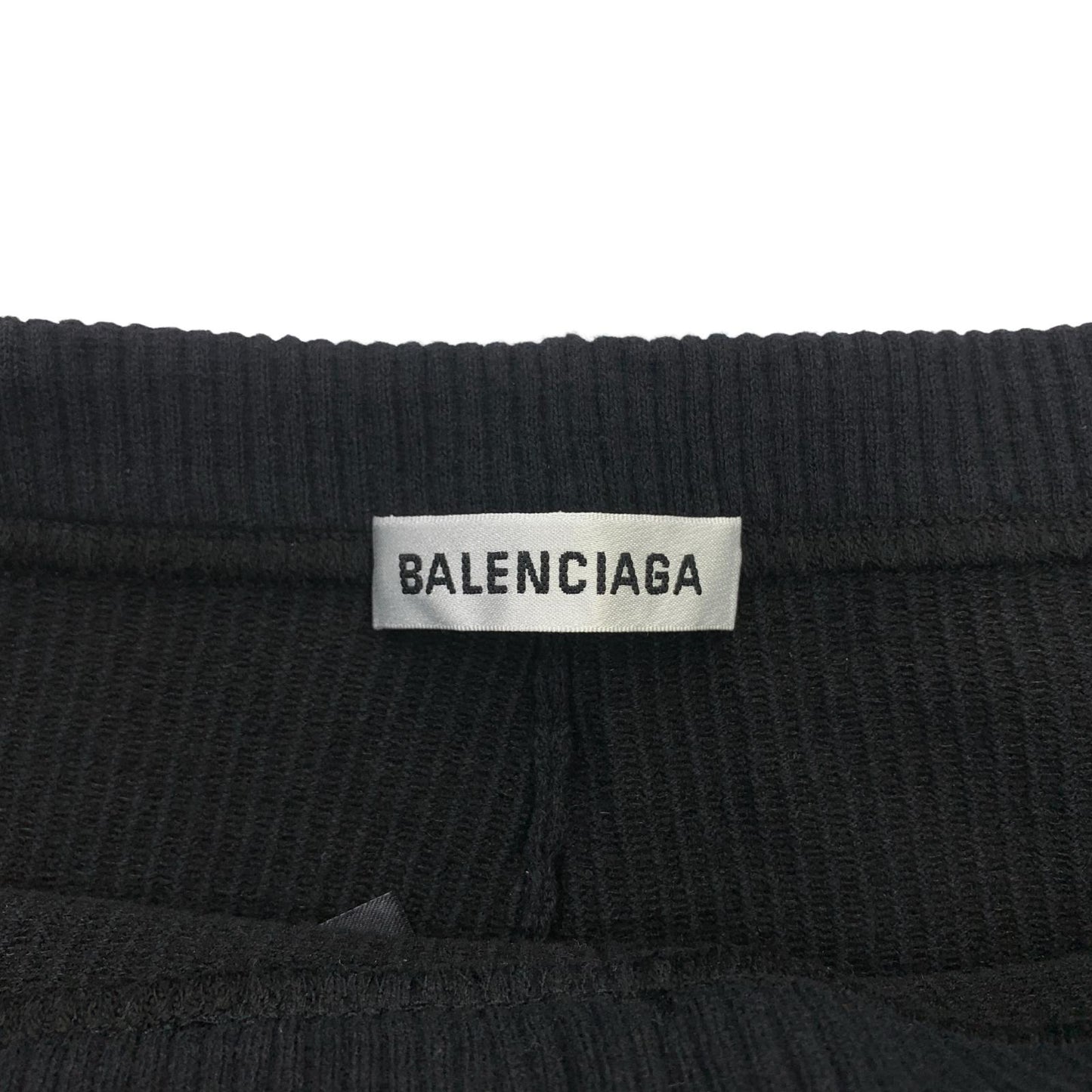 BALENCIAGA | バレンシアガ Rib Knit Stirrup Leggigns その他ボトムス レギンス ブラック サイズ：M【瀬戸大橋店】