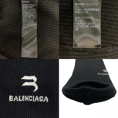 BALENCIAGA | バレンシアガ Rib Knit Stirrup Leggigns その他ボトムス レギンス ブラック サイズ：M【瀬戸大橋店】