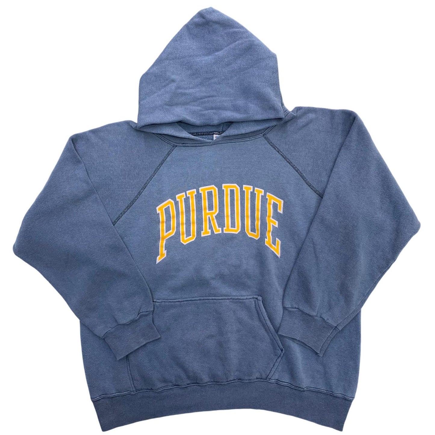 Champion | Champion Tricot Tag PURDUE Hoodie Era: 80s Navy Size: L