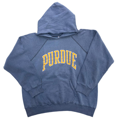 Champion | Champion Tricot Tag PURDUE Hoodie Era: 80s Navy Size: L