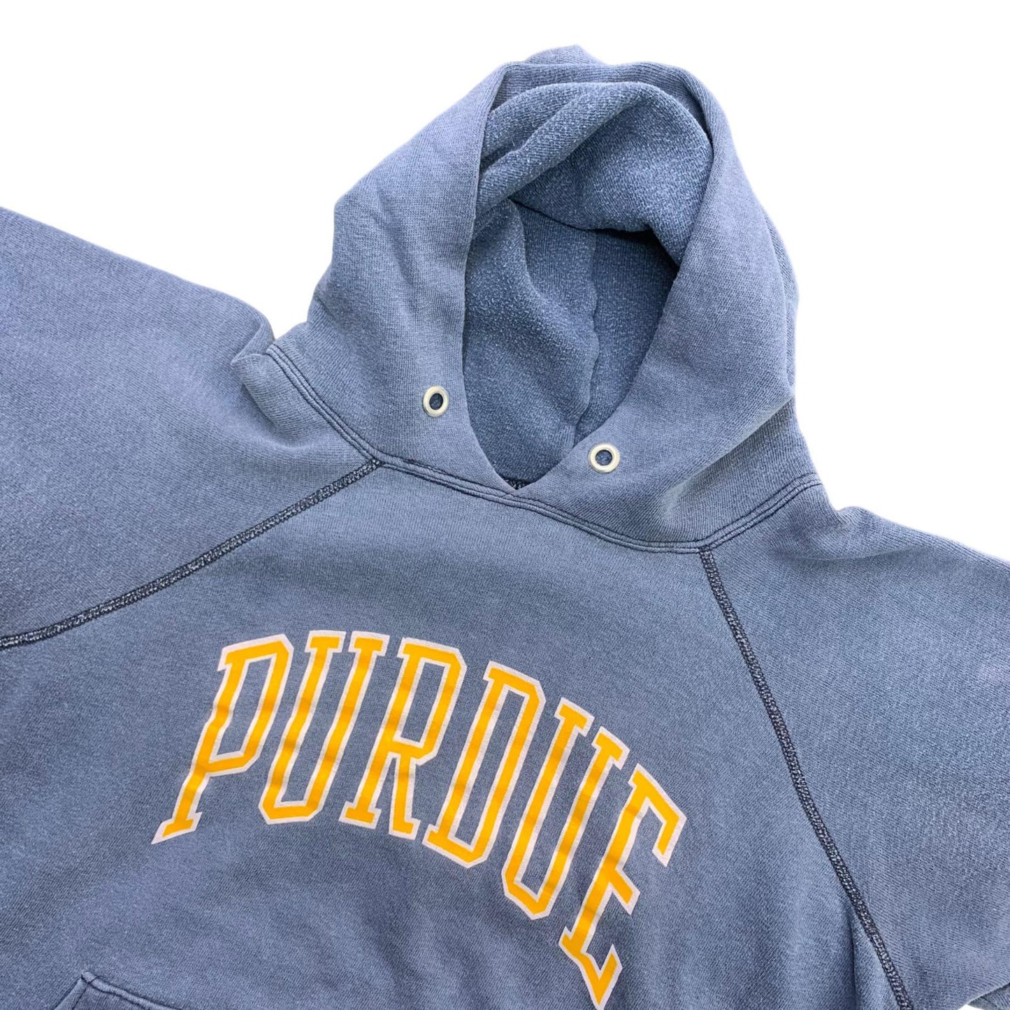 Champion | Champion Tricot Tag PURDUE Hoodie Era: 80s Navy Size: L