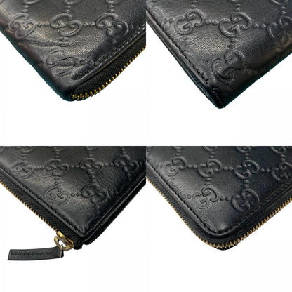GUCCI | Gucci Gucci Shima GG Logo Long Wallet Black