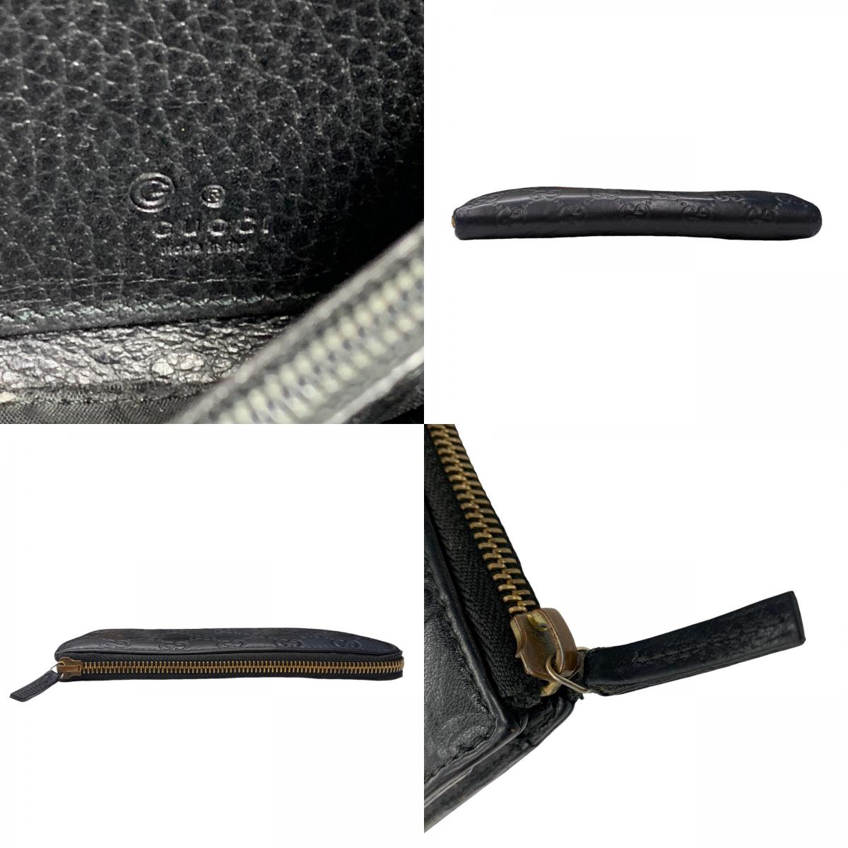 GUCCI | Gucci Gucci Shima GG Logo Long Wallet Black