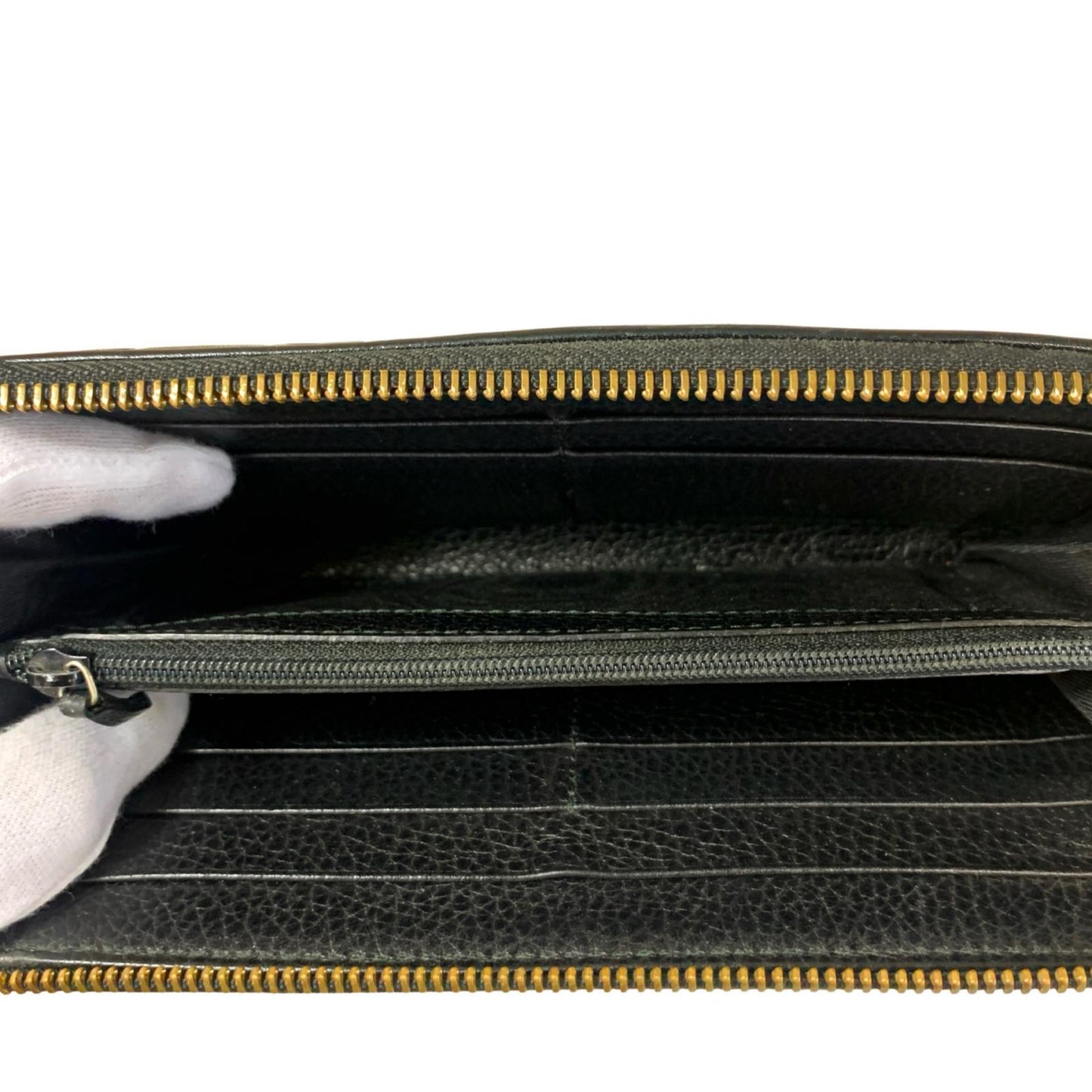 GUCCI | Gucci Gucci Shima GG Logo Long Wallet Black