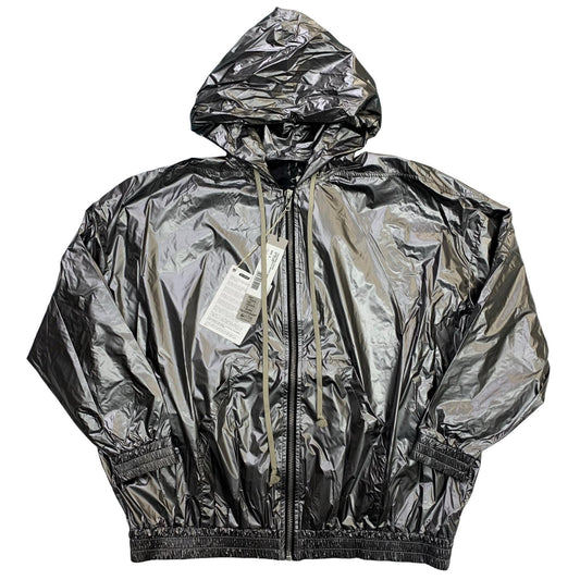 Rick Owens | リックオウエンス Rick Owens Champion Jumbo Jason's S HOODIE ナイロンジャケット シルバー サイズ：M