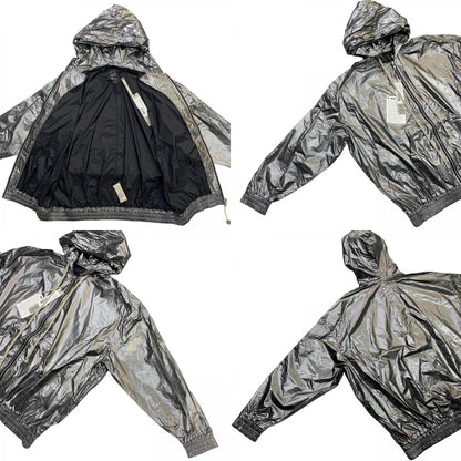 Rick Owens | Rick Owens Rick Owens Champion Jumbo Jason's S HOODIE Nylon Jacket Silver Size: M
