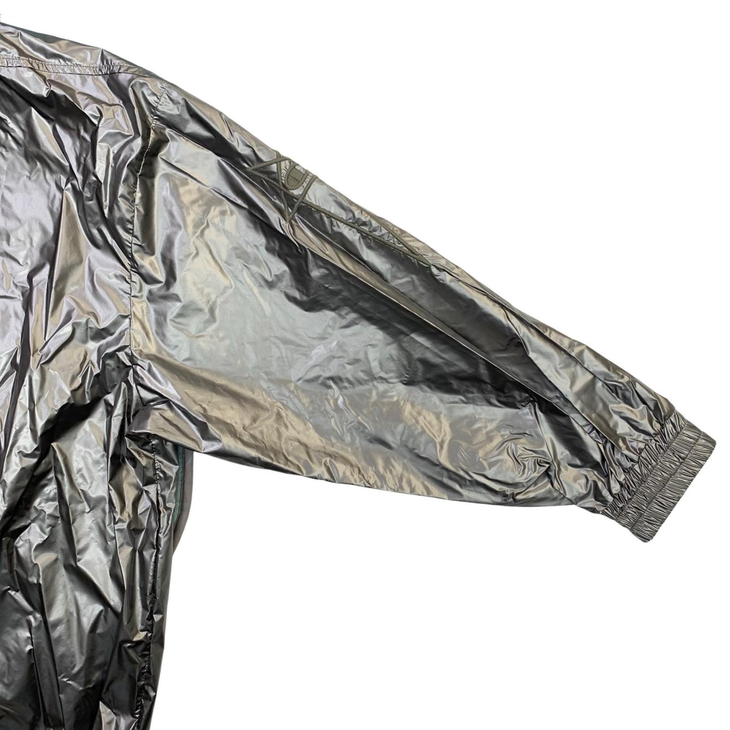 Rick Owens | Rick Owens Rick Owens Champion Jumbo Jason's S HOODIE Nylon Jacket Silver Size: M