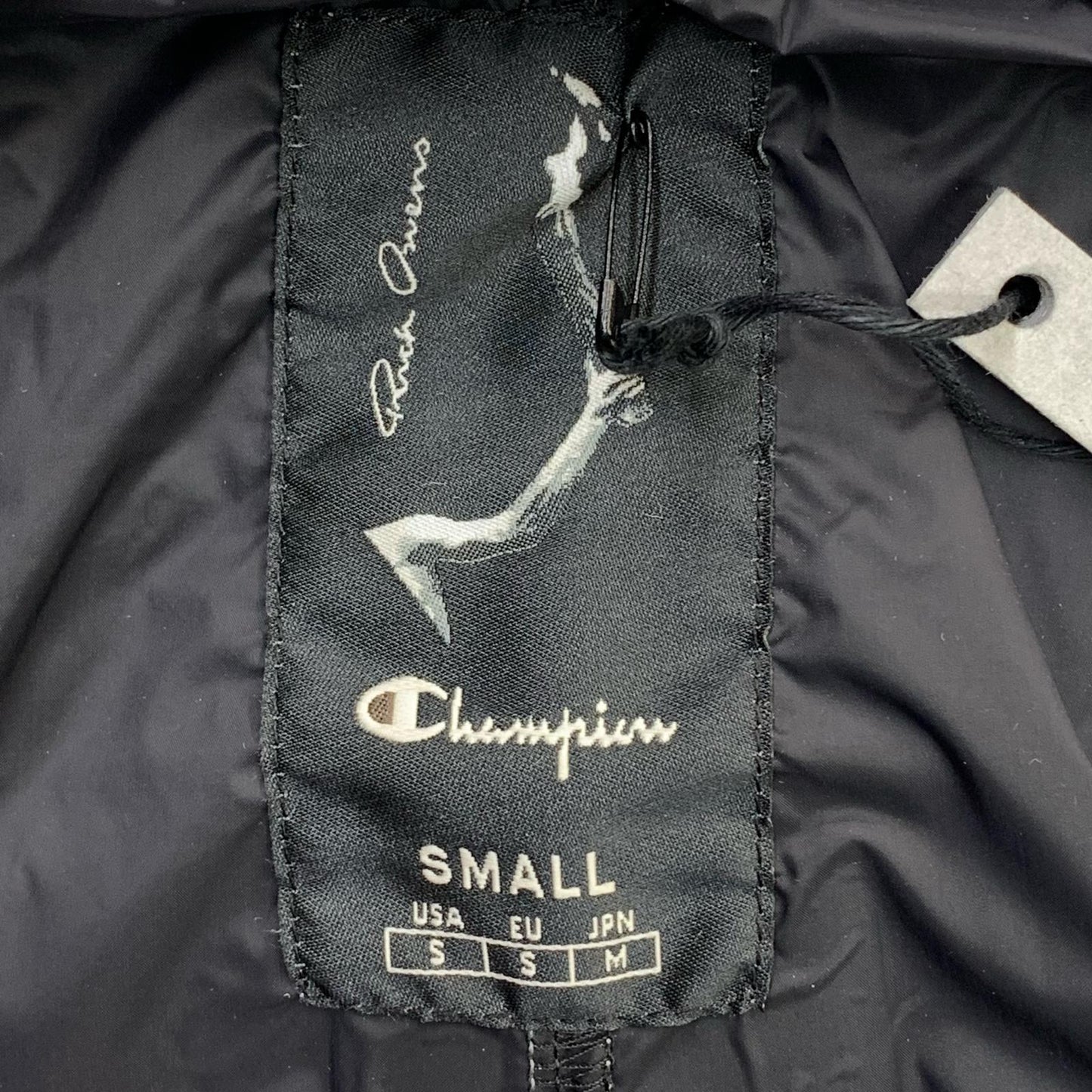 Rick Owens | Rick Owens Rick Owens Champion Jumbo Jason's S HOODIE Nylon Jacket Silver Size: M