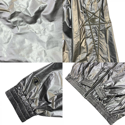 Rick Owens | Rick Owens Rick Owens Champion Jumbo Jason's S HOODIE Nylon Jacket Silver Size: M