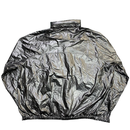 Rick Owens | Rick Owens JUMBO WINDBREAKER Nylon Jacket Silver Size: L