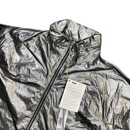 Rick Owens | Rick Owens JUMBO WINDBREAKER Nylon Jacket Silver Size: L